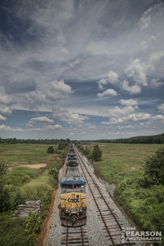 08.21.15 CSX 649 SB  loaded coal at Dawson Spring, Ky