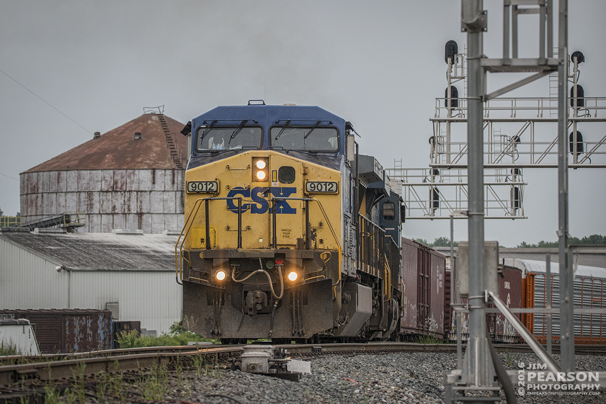 May 25, 2016 - CSX Automotive train Q244 (Louisville, KY - Gibson, IN) moves off the Texas Line onto the on the Henderson Subdivision at Henderson, Ky. - Tech Info: 1/12500 | f/5 | ISO 800 | Lens: Sigma 150-600 @ 150mm on a Nikon D800 shot and processed in RAW.