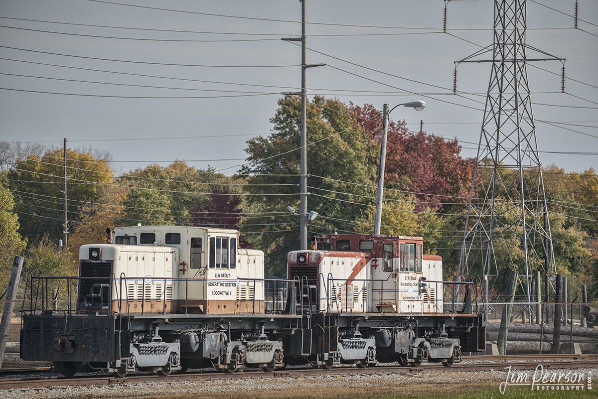 October 3, 2018 - This was an unexpected find! While traveling to another spot to shoot photos in Indianapolis, Indiana with fellow railfan Ryan Scott we stumbled across these two unusual switchers, Locomotive 1A and II! They used to be used to move coal around the Harding Street Power Station (previously E.W. Stout) until it was converted to gas and now they sit outside the power station; fate unknown, at least to this photographer. - #jimstrainphotos #kentuckyrailroads #trains #nikond800 #railroad #railroads #train #railways #railway #csx #csxrailroad