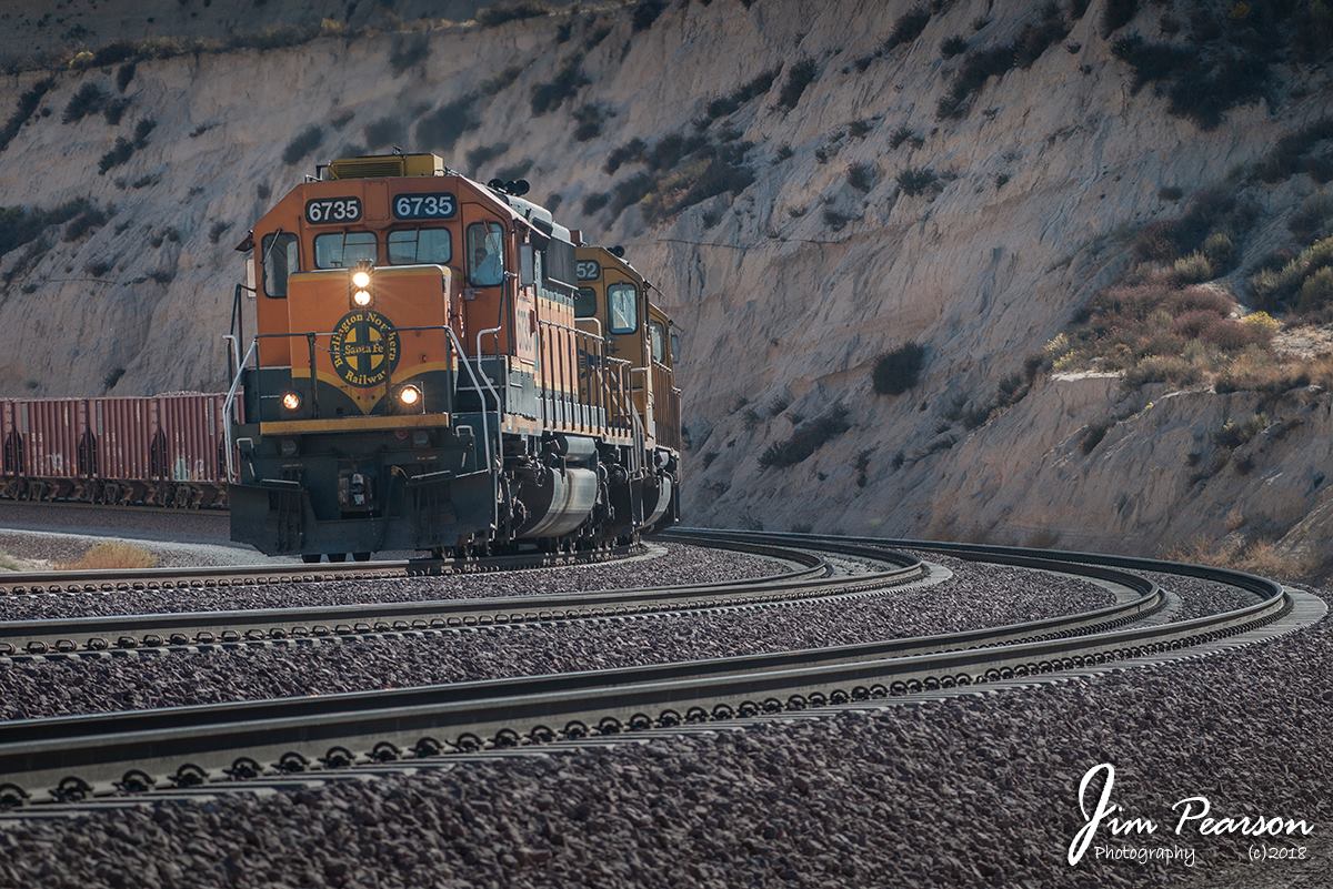 October 20, 2008 - A BNSF ballast train