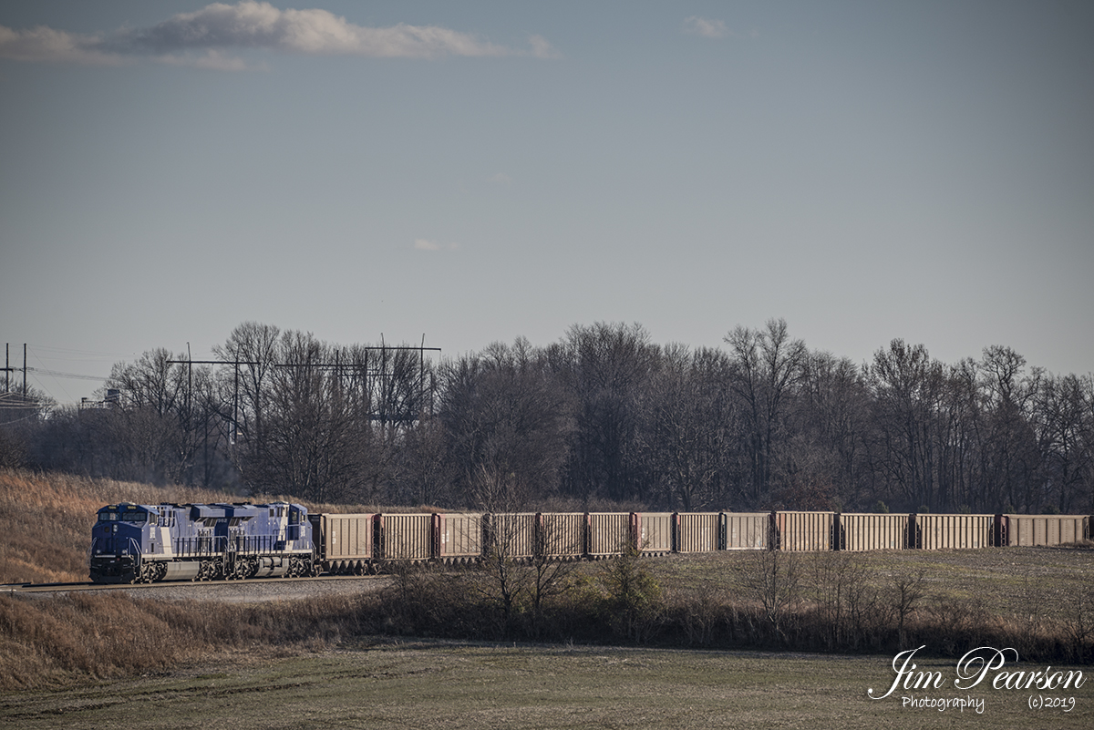 January 9, 2019 - Savatrans SVTX 1986 & 1982 head up NS 431 as it sits tied down with their empty coal train at the Sitran Dock at Abee, Indiana as the train waits for it's crew to show up. - #jimstrainphotos #indianarailroads #trains #nikond800 #railroad #railroads #train #railways #railway #savatrans