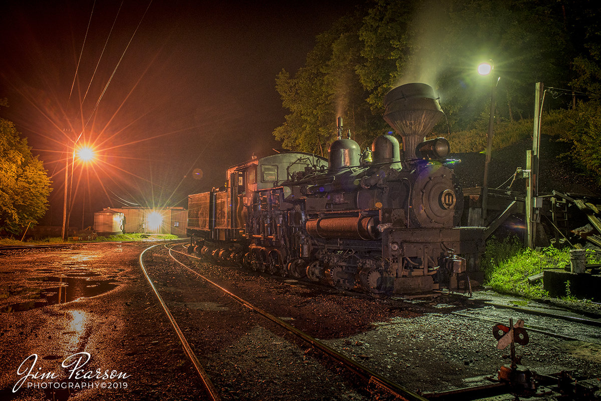 WEB-05.27.19 Cass Shay #11 in the yard at Night 1, Cass, WV