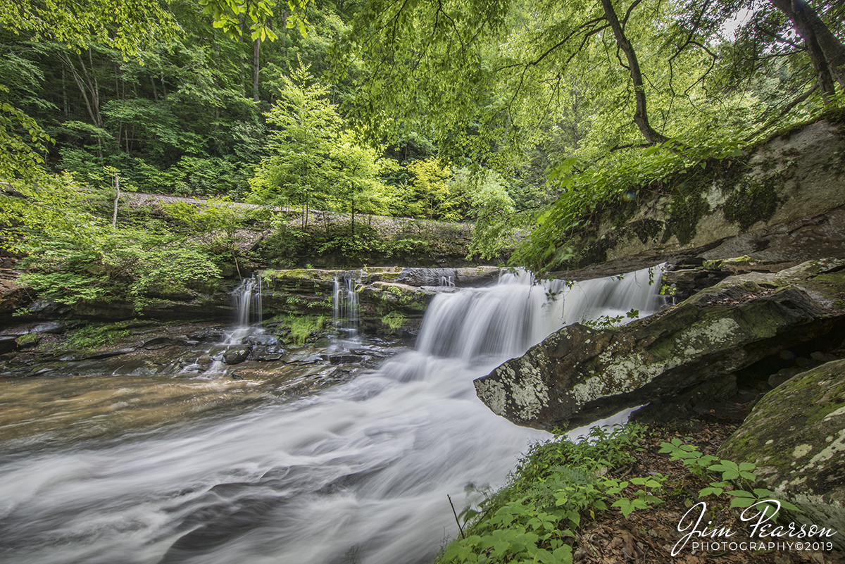 WEB-05.27.19 Waterfall on the RJC at Thurmond, WV