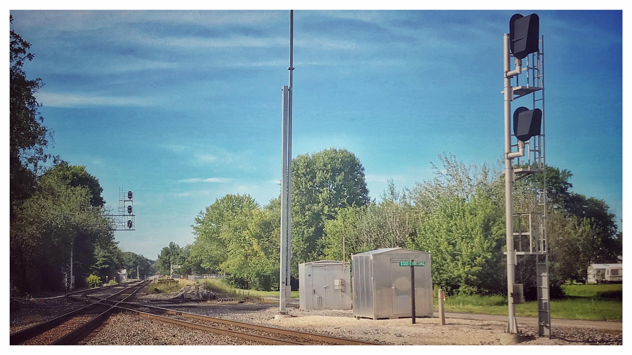 August 24, 2019 - Waiting for an eastbound NS freight at the Southern Crossover in Princeton, Indiana.