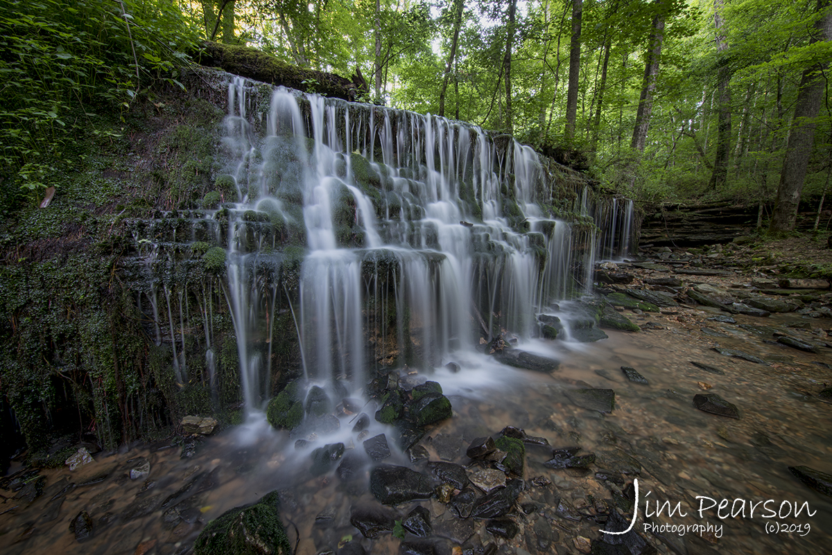 June 26, 2019 - My favorite waterfall picture from today is of the City Lake Falls in Cookeville, Tennessee.
