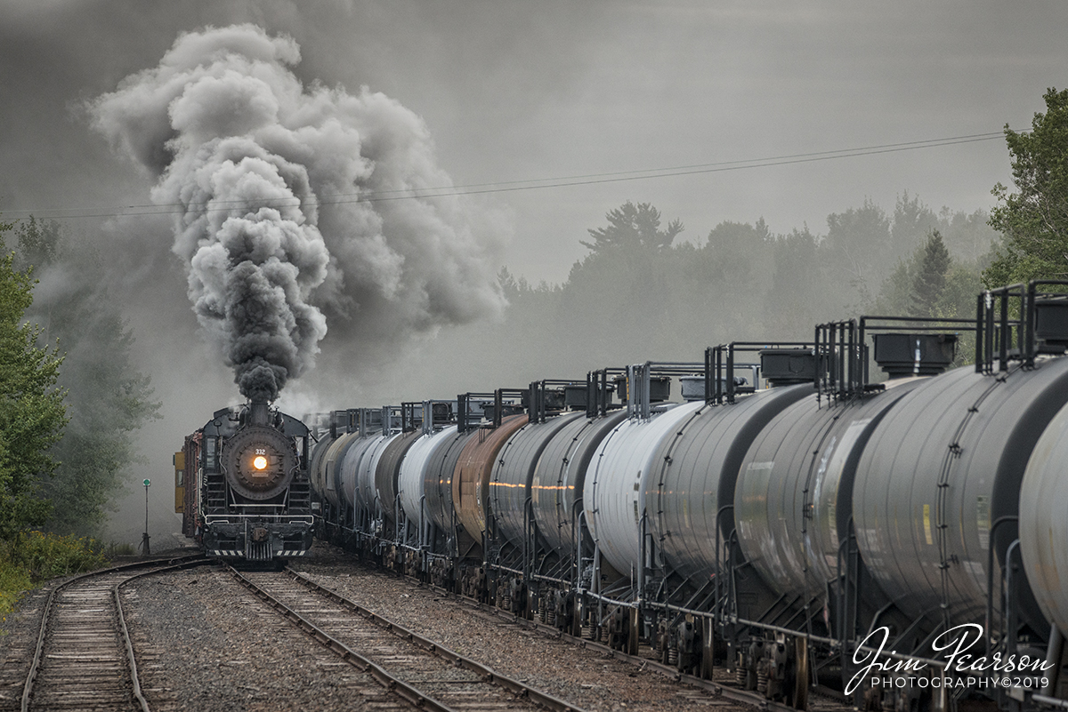 Museum Duluth, Missabe & Iron Range 332 steam locomotive