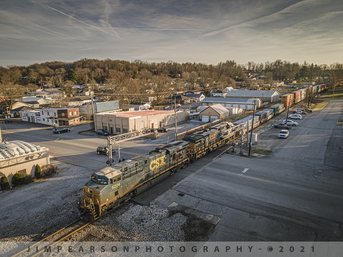 Northbound CSX Q028 at Sebree, Kentucky

CSXT 5204 leads the daily intermodal Q028 through the crossing in downtown Sebree, Kentucky as it heads north on the Henderson Subdivision.
 
Tech Info: DJI Mavic Air 2 Drone, RAW, 4.5mm (24mm equivalent lens) f/2.8, 1/640, ISO 100.