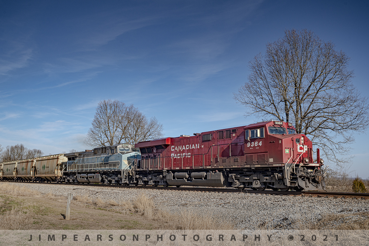 CSX W870-12 Southbound loaded CP Potash Test Train

CSX W870-12 approaches J. Knight Road crossing between Crofton and Kelly, Kentucky as CP 9364 and CEFX 1002 head a 8,500ft loaded potash "Test" train south on the Henderson Subdivision. CN has been running these potash trains for awhile and I'm told this is a test train from CP to look at the feasibility of doing the same on a regular basis on CSX. The train also had CP 8135 and 9739 as mid-train DPU units.

According to Wikipedia: Potash  includes various mined and manufactured salts that contain potassium in water-soluble form. The name derives from pot ash, which refers to plant ashes or wood ash soaked in water in a pot, which was the primary means of manufacturing the product before the Industrial Era. The word "potassium" is derived from "potash".

Potash is produced worldwide in amounts exceeding 90 million tons per year, mostly for use in fertilizer. Various kinds of fertilizer-potash constitute the single greatest industrial use of the element potassium in the world. Potassium was first derived in 1807 by electrolysis of caustic potash (potassium hydroxide).

Tech Info: Nikon D800, RAW, Sigma 24-70 @32mm f/10, 1/640, ISO 320.