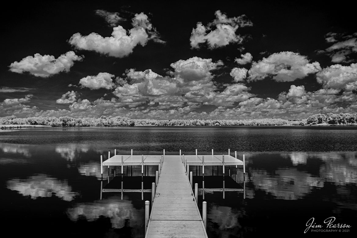 Dock, Lake Pee Wee, Madisonville, Kentucky 

I've enjoyed returning to this dock for many years now and photographing it in various conditions and todays view is from my Infrared perspective! I've got other thoughts on shooting this dock, but I must wait till the conditions and time of day are just right.

It's always a good exercise to have a location or scene in your photographic life that you can return to from time to time to stretch your vision and see what new views you can find!

Tech Info: Fuji XT-1, RAW, Converted to 720nm B&W IR, Fuji 18-55 @18mm, f/5, 1/1000, ISO 200.