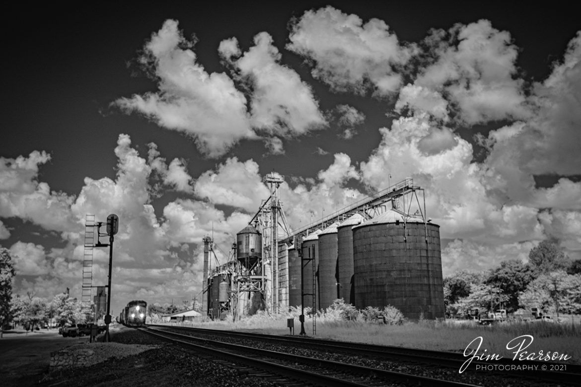A southbound CSX led mixed freight holds at the signals in downtown Corning, Arkansas on Friday, August 27th, 2021, on the UP Hoxie subdivision, as they wait for the arrival of steam locomotive, UP 4014, the big boy in this infrared shot.


Tech Info: Fuji XT-1, RAW, Converted to 720nm B&W IR, Nikon 70-300 @ 70mm, f/8, 1/500, ISO 200.


#trainphotography #railroadphotography #trains #railways #jimpearsonphotography #infraredtrainphotography #infraredphotography