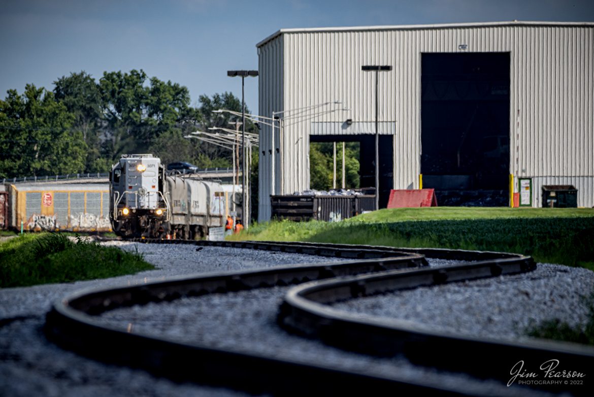 CITX Lease unit 7021 and its crew picks up a string of coil cars at Milliman Steel in Princeton, Indiana on August 8th, 2022, before moving it over to the Toyota Plant. Millennium is based out of Texas and the Princeton plant specializes in the processing and storage of various types of steel.

The rail operations Toyota from what I understand are handled Inter-Rail Group, Inc. who are based out of Centerville, MD. 

According to their website: For over four decades, InterRail Group has provided high-quality auto terminal services to railroads and automobile manufacturers. Across the nation, InterRail crews are trusted to handle more than one-fifth of the new vehicles sold annually in America. InterRail boasts a track record of dependable, damage-free service that has been recognized by numerous awards from our customers and by the top-quality ratings we consistently earn in independent audits. Providing high-quality service is no accident. At Inter-Rail, it flows from our commitment to safety. We firmly believe theres a strong link between safety and service. We take care of our employees so that they will take care of you.

Tech Info: Nikon D800, RAW, Sigma 150-600mm @ 400mm, f/6, 1/800, ISO 200.

#trainphotography #railroadphotography #trains #railways #jimpearsonphotography #trainphotographer