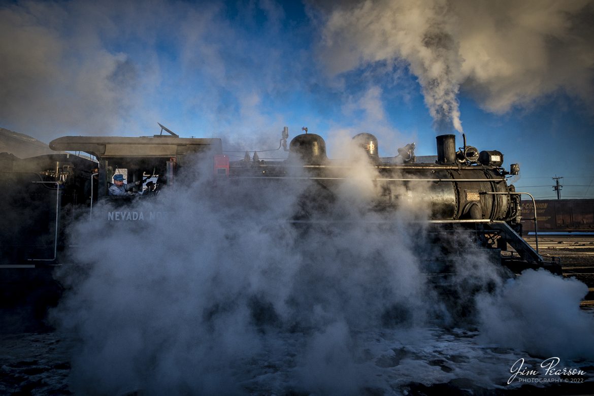 Locomotive #93 is a 2-8-0 that was built by the American Locomotive Company in January of 1909 at a cost of $17,610. It was the last steam locomotive to retire from original revenue service on the Nevada Northern Railway in 1961 and was restored to service in 1993.

According to Wikipedia: The Nevada Northern Railway Museum is a railroad museum and heritage railroad located in Ely, Nevada and operated by a historic foundation dedicated to the preservation of the Nevada Northern Railway.

The museum is situated at the East Ely Yards, which are part of the Nevada Northern Railway. The site is listed on the United States National Register of Historic Places as the Nevada Northern Railway East Ely Yards and Shops and is also known as the "Nevada Northern Railway Complex". The rail yards were designated a National Historic Landmark District on September 27, 2006. 

The site was cited as one of the best-preserved early 20th-century railroad yards in the nation, and a key component in the growth of the region's copper mining industry. Developed in the first decade of the 20th century, it served passengers and freight until 1983, when the Kennecott Copper Company, its then-owner, donated the yard to a local non-profit for preservation. The property came complete with all the company records of the Nevada Northern from its inception.

Tech Info: Nikon D800, RAW, Nikon 10-24mm @ 10mm, f/7.1, 1/320, ISO 125.

#trainphotography #railroadphotography #trains #railways #jimpearsonphotography #trainphotographer #railroadphotographer #steamtrains #nevadanorthernrailway