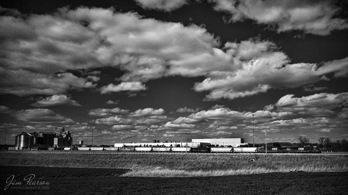 Todays Infrared photo is of CSX L392, Casky Yard - Hopkinsville, KY to Radnor Yard - Nashville, TN, sits in the south end of Casky Yard waiting on a crew to take it south to Nashville, TN along the Henderson Subdivision on March 18th, 2023. This is my first Infrared shot from a drone! I ordered a custom 830nm IR filter cut for my Air 2S by the fine folks at Kolari Vision. It is a bit challenging since this is a very dark filter over the camera lens and requires a high ISO or very slow shutter speed. Therefore, Ill be looking for things that are moving very slow or waiting in a siding or yard where theyre stationary for the most part. Stay tuned!!

Tech Info: DJI Mavic Air 2S Drone, 22mm, f/2.8, 1/13, ISO 420, 830nm IR filter.

#trainphotography #railroadphotography #trains #railways #dronephotography #trainphotographer #railroadphotographer #jimpearsonphotography #csx #trainsfromadrone #kentuckytrains #infraredtrains #csxhendersonsubdivision, #trainsinIR