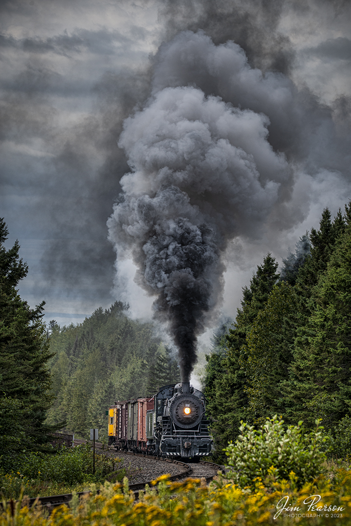 Lake Superior Railroad Museum Duluth, Missabe & Iron Range 332 steam locomotive passes heads toward Palmers Siding on its way north to Twin Harbors from Duluth, Minnesota on the North Shore Scenic Railroad on September 5, 2019.

According to Wikipedia: Duluth & Northeastern 28 (also known as Duluth, Missabe & Iron Range 332) is a restored 2-8-0 (consolidation) locomotive built in 1906 by the Pittsburgh Works of American Locomotive Company in Pittsburgh, Pennsylvania. It was restored to operating condition by the Lake Superior Railroad Museum from 2011-2017, and now operates in excursion service on the North Shore Scenic Railroad.

Tech Info: Nikon D800, Nikon 70-300 @220mm, f/8, 1/1000, ISO 360.

#trainphotography #railroadphotography #trains #railways #trainphotographer #railroadphotographer #jimpearsonphotography #Steamtrains #NikonD800 #MinnesotaTrains
