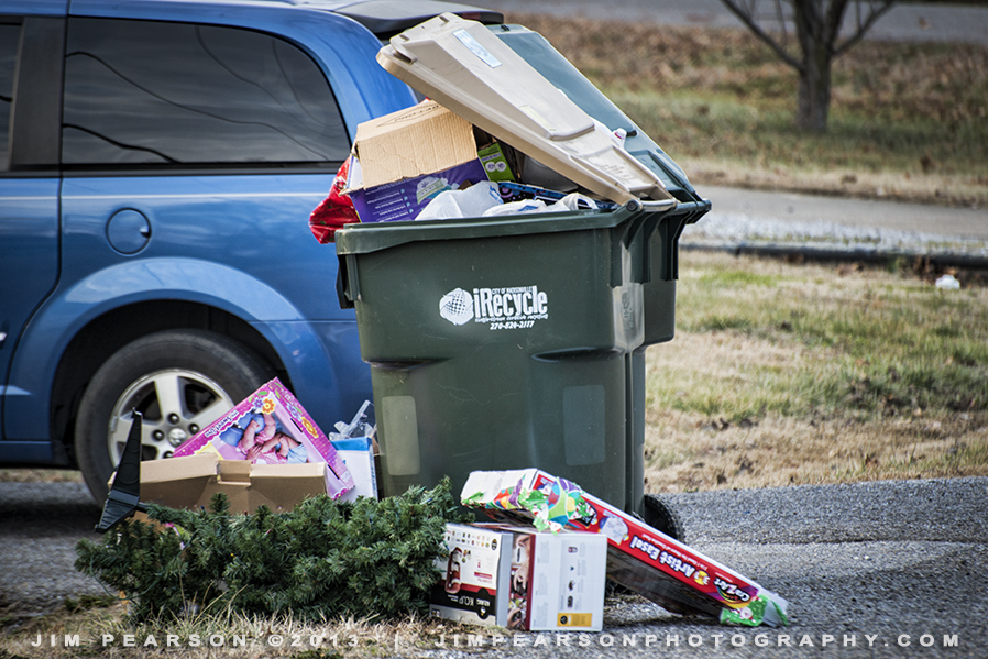 12.25.13 Christmas-Trash Cans