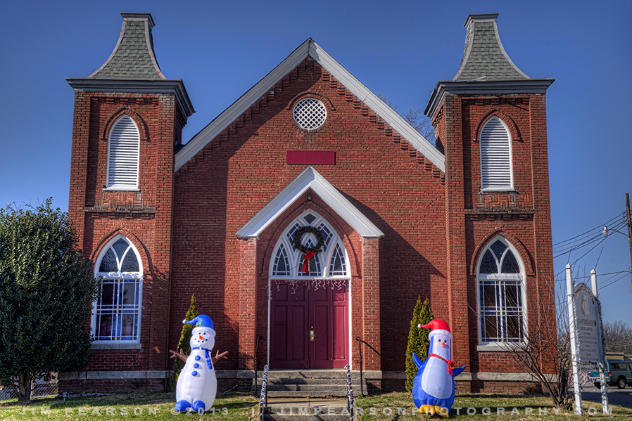 12.31.13 Christmas-Church Snowman