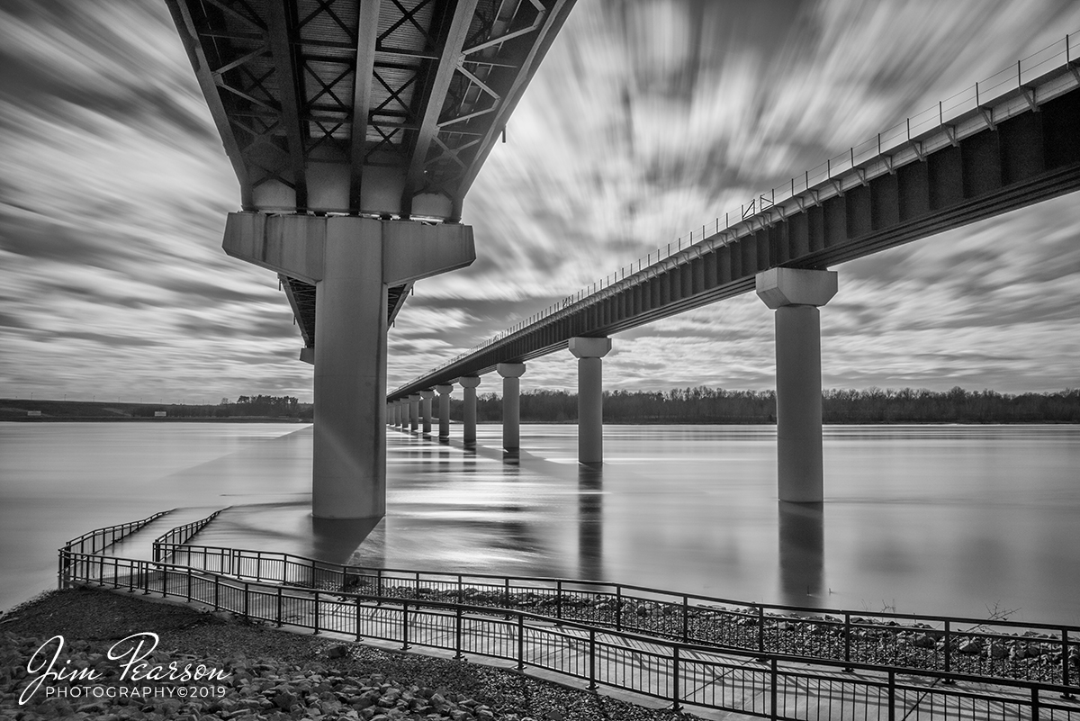 High Water Walkway - Tennessee River at Kentucky Dam, Ky. Tech: Nikon D800, 24mm, f/11, 60 seconds, ND -13. ISO 100