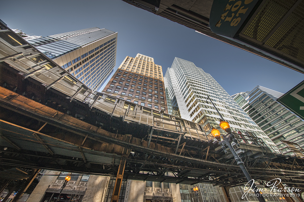 March 23, 2019  A Chicago Transit Authority Rapid transit L train rounds the tower 18 interlocking in downtown Chicago, Illinois as it heads for the Clark/Lake Street Station. For decades, the Tower 18 junction at Lake & Wells has been billed as one of the busiest railroad junctions in the world. - #jimstrainphotos #illinoisrailroads #trains #nikond800 #railroad #railroads #train #railways #railway #cta #thechicagol #chicago