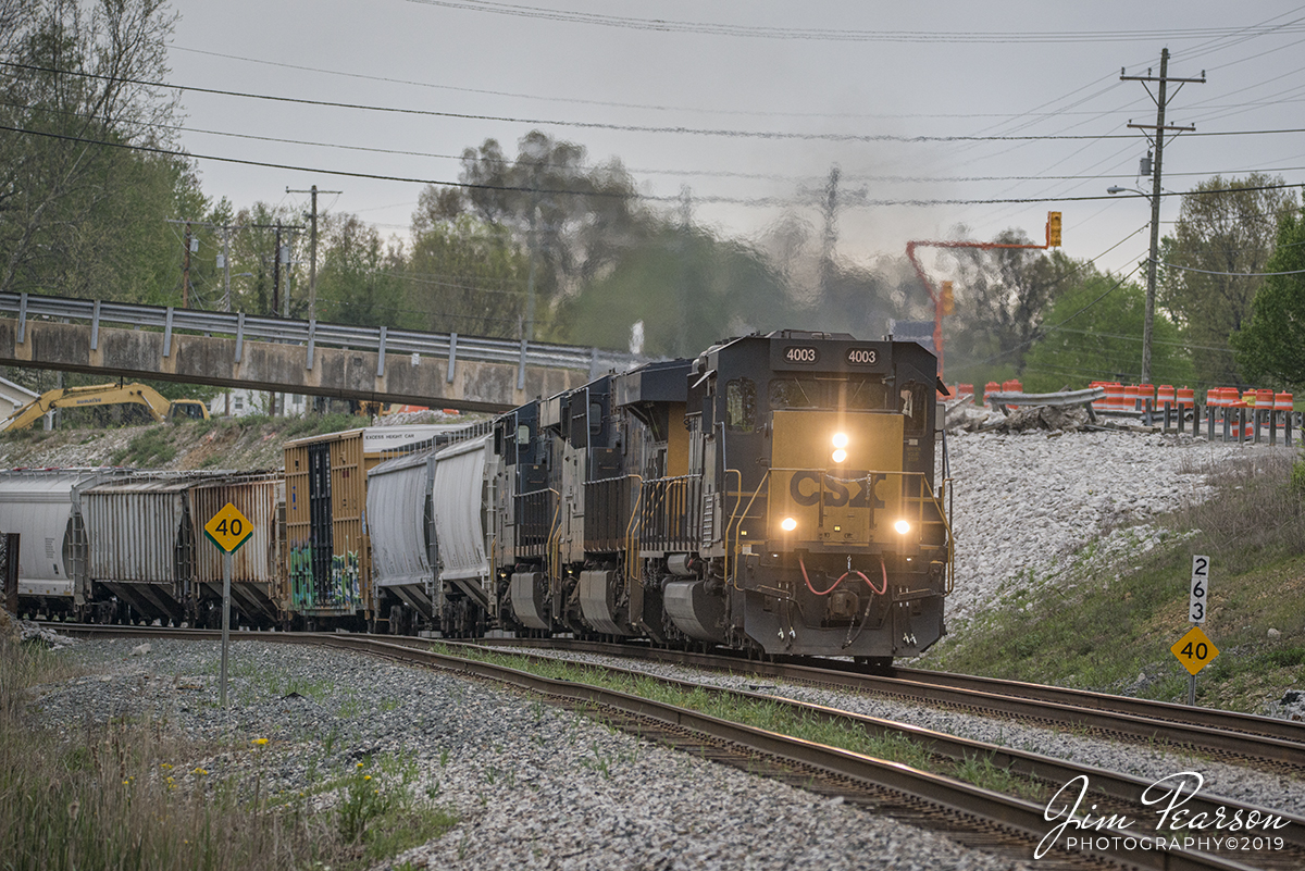 WEB-04.18.19 CSX Q647 SB at Nortonville, Ky