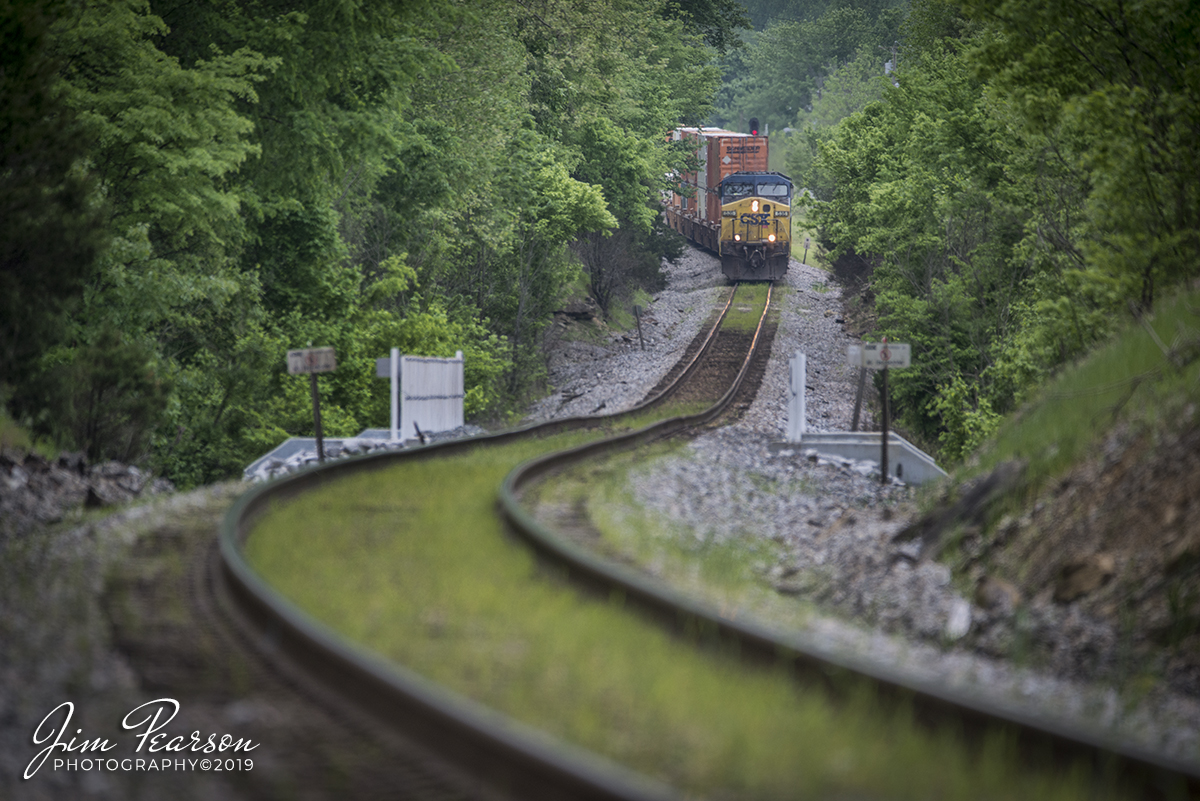 WEB-05.01.19 CSX Q028 NB at Mortons Gap, Ky