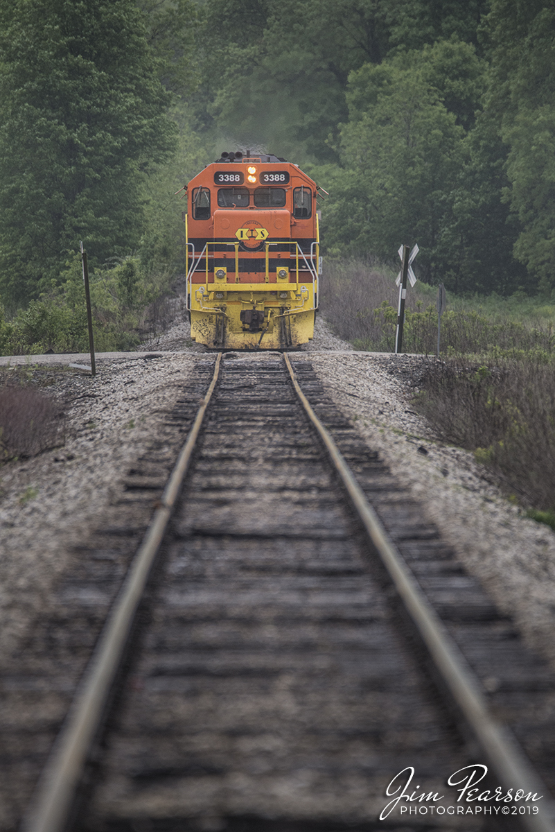 WEB-05.04.19 Indiana Southern Railroad IPL coal train 3 at Oakland City, IN