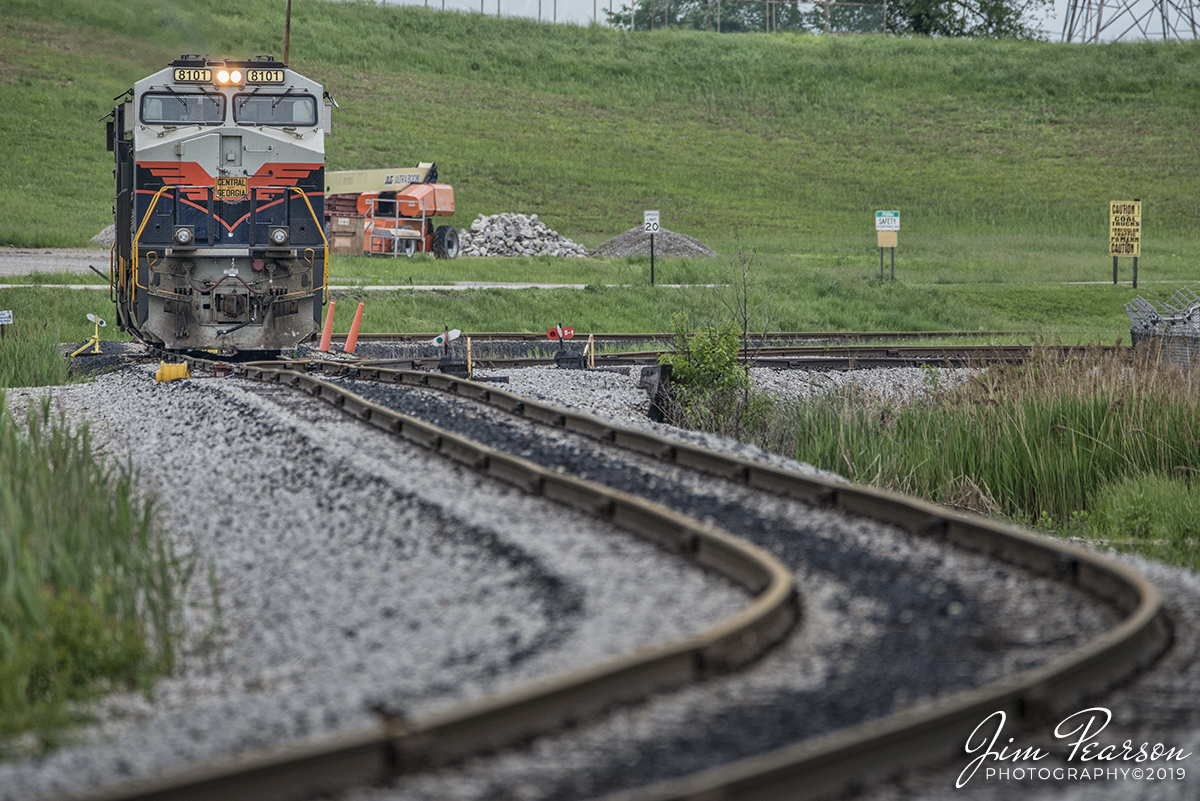 WEB-05.04.19 NS 8101 tied down at Alcoa, Yankee Town, IN