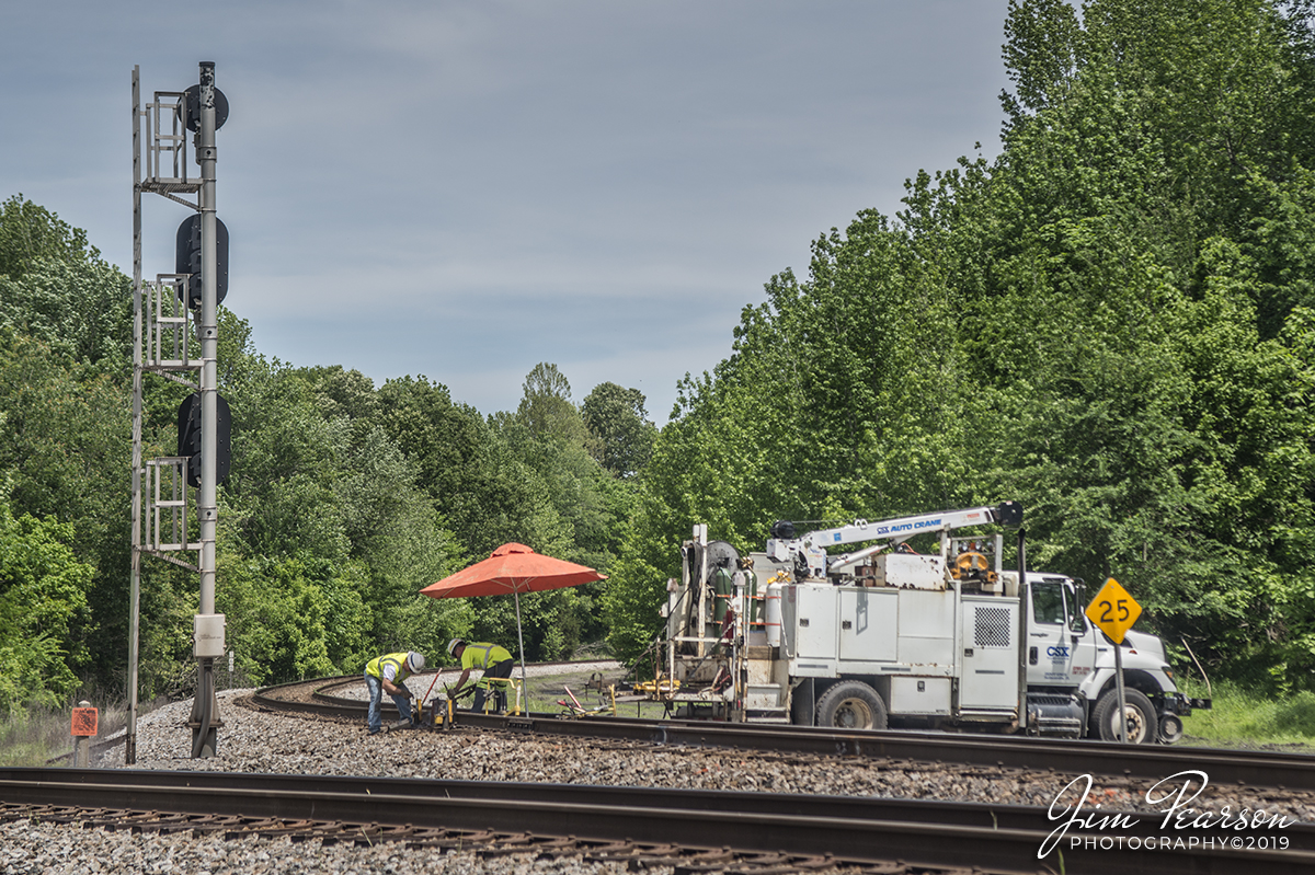 WEB-05.08.19 CSX MOW at Mortons Gap, Ky