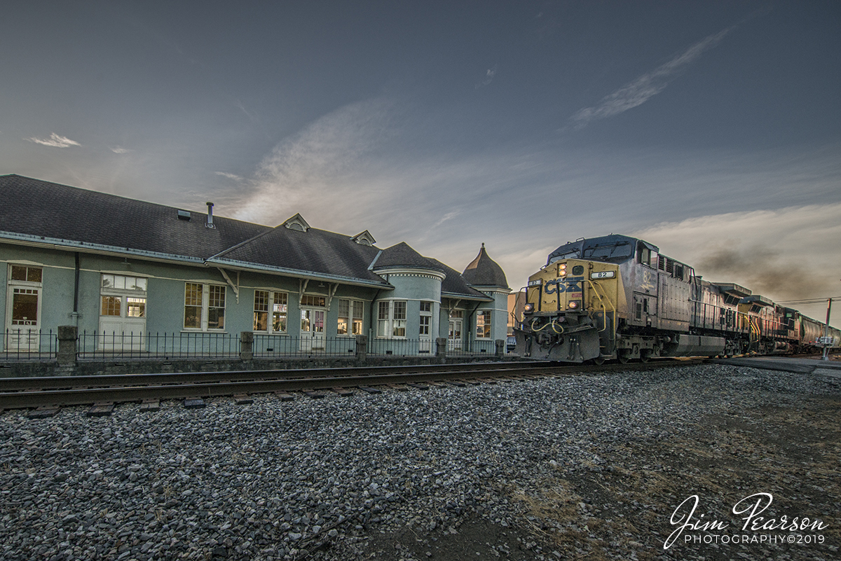 WEB-05.20.19 CSX Q501 SB at LN Depot, Hopkinsville, Ky