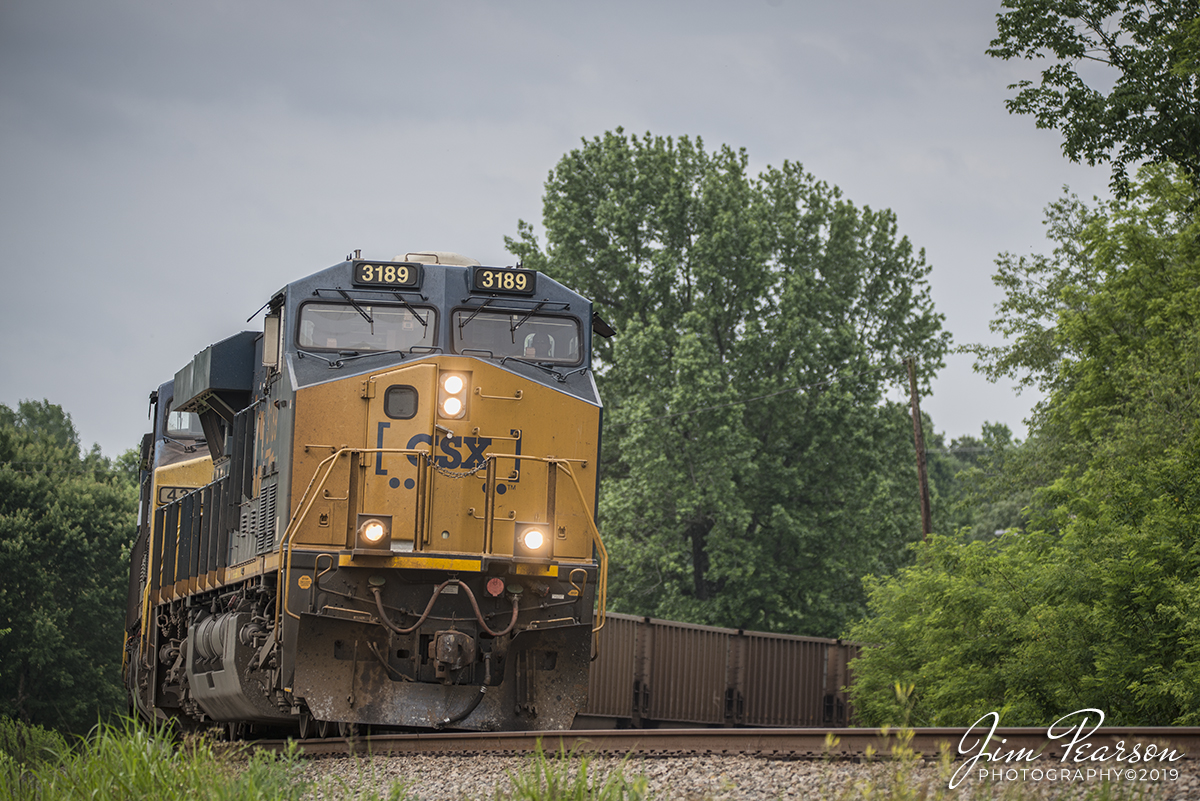 WEB-05.29.19 CSX NB empty coal at Nortonville, Ky