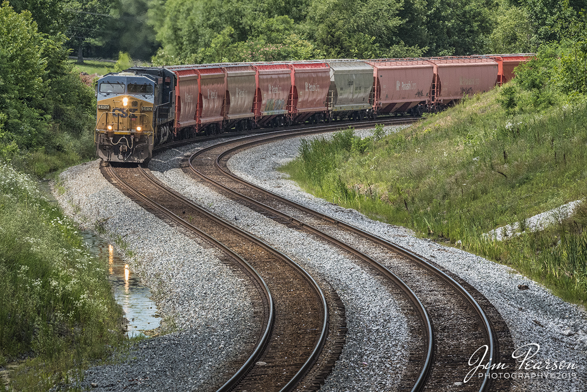 WEB-06.21.19 CSX Q501-20 SB at Nortonville, Ky