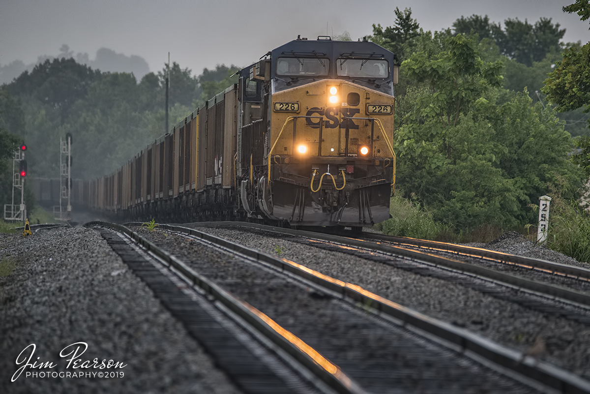 WEB-07.10.19 CSX W222-10 NB at MP 253 Crofton, Ky