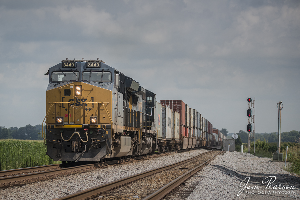 WEB-07.20.19 CSX Q025-20 SB at Slaughters, Ky