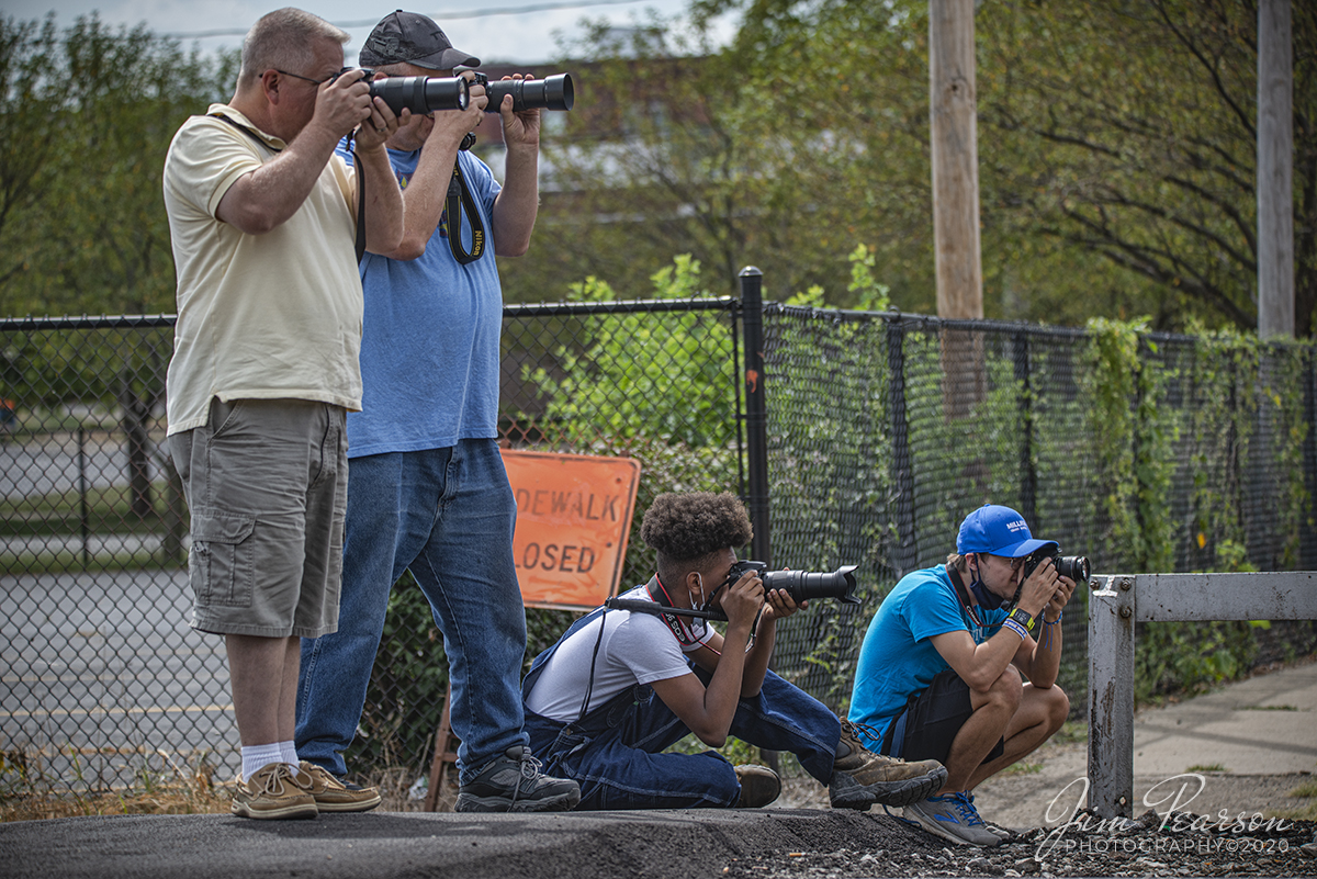 August 29, 2020 - One of the things I love about this railfanning hobby of ours is the people, young and "older" alike! I and fellow railfan SteelRails Ryan Scott headed up to the Decatur, Illinois area for a day of railfanning. With the help of fellow railfans, Mike Jacobs, Isaiah Bradfords Photography, Mark Jensen and David Higdon Jr. we had a great time and caught a lot of trains, which you'll see over the next few weeks! It was also great meeting Mike, Isaiah and Mark in person as I've been friends with them for sometime here on Facebook. Here everyone was shooting an approaching NS train that was arriving at Decatur, Illinois.