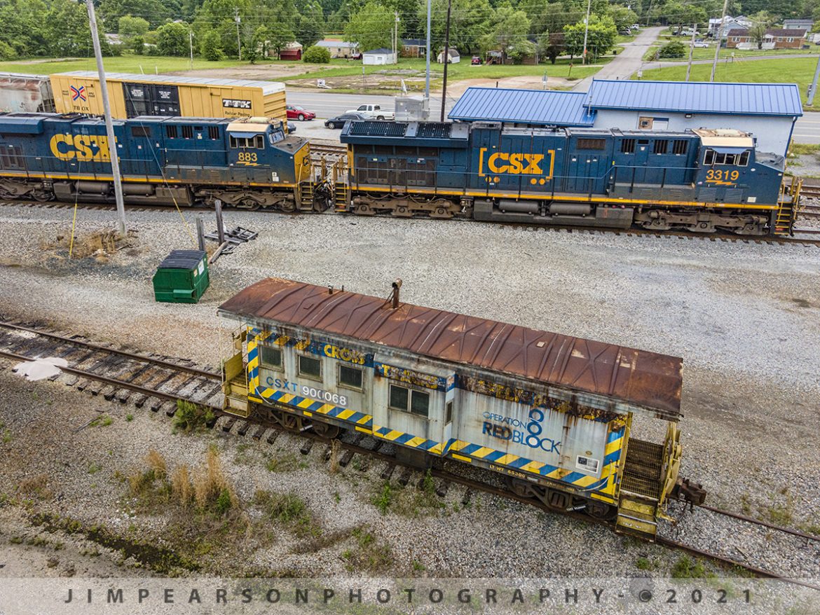 CSX Q533 dropping cars off at New Johnsonville, Tennessee

CSX Q533, with CSXT 3319 and 833 leading, pull past CSXT Operation Red Block Caboose 900068 (Cross Tracks Safely), after dropping a string of 27 cars off in the yard at New Johnsonville, Tennessee on the CSX Bruceton Subdivision during its daily run between Nashville and Memphis, TN.

According to the CSX Website: Operation RedBlock is CSX's Drug and Alcohol Peer Prevention Program that is a union-initiated, management-supported program that uses peer involvement to prevent employee use of alcohol and/or drugs while on duty or subject to call. More than 3,000 operating employees at CSX are trained as prevention committee volunteers. Volunteers initiate activities and projects designed to educate co-workers about Operation RedBlock.

Tech Info: DJI Mavic Air 2 Drone, RAW, 4.5mm (24mm equivalent lens) f/2.8, 1/400, ISO 100.