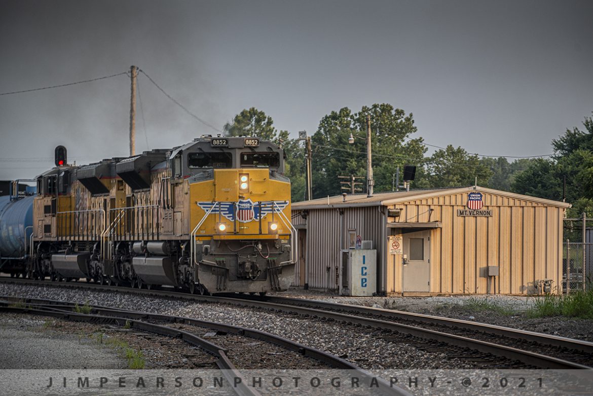 Northbound Union Pacific Freight at Mount Vernon, Illinois

Fellow railfan Cooper Smith and I spent July 23, 2021, trackside chasing trains in Western Kentucky and southern Illinois. As part of the trip we sat at Mt. Vernon, Illinois for about 4 hours waiting on trains to come over the diamonds here and finally we caught a NS over the diamond heading north and for this shot of Union Pacific MSMPB I decided to move to a crossing north of the MOW office as the sun was dropping to the horizon and I thought the light would help make the shot! Both trains showed up within 15 minutes of each other, so it was worth the wait!

The main reason we waited so long was that it meant that we were able to capture 5 different railroads in operation on our trip! We caught Paducah and Louisville Railway, BNSF, CN, NS and Union Pacific, with an Eastern Main Unit dead in tow! While we had to wait a boring 4 hours for the last two roads, it still made for a great day trackside!

Tech Info: Nikon D800, RAW, Nikon 70-300mm @ 170mm, f/5, 1/800, ISO 320.