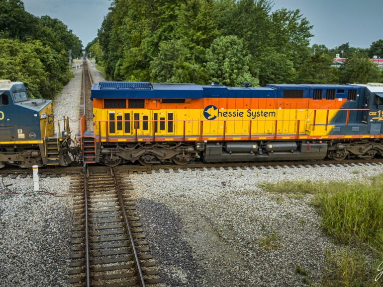 CSX Heritage series locomotive 1973, the Chessie System unit at ...